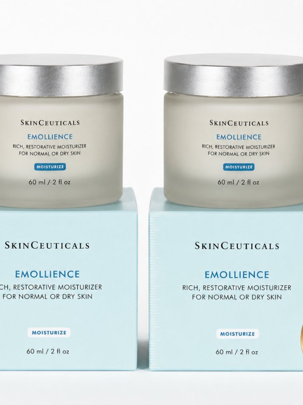 2 pack SkinCeuticals Emollience Moisturizer 60ml / 2 fl oz Free Shipping New box